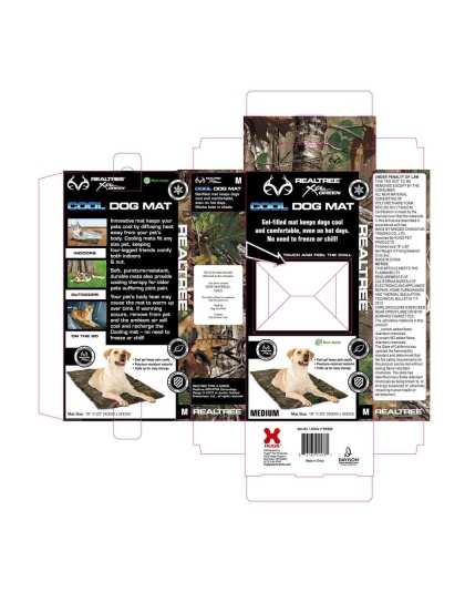 Green Camo - Chillz Gel Mat - Real Tree Edition - Green Camo - XL