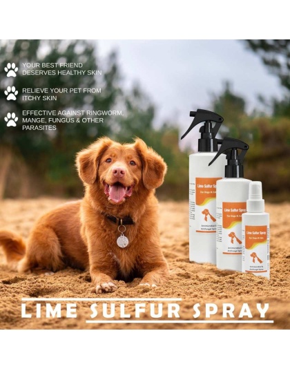 Classic's Lime Sulfur Spray Pet Care for Dry and Itchy Skin - 12 fl oz