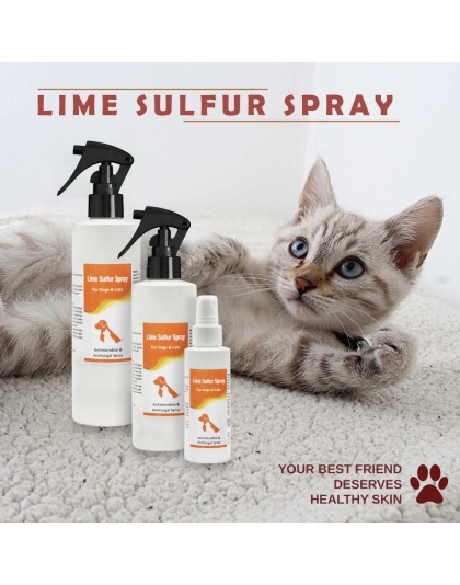 Classic's Lime Sulfur Spray Pet Care for Dry and Itchy Skin - 12 fl oz