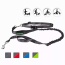 Black - JESPET Hands Free Dog Leash for Running, Walking, Hiking Jogging for Medium & Large Dogs up to 150lbs, Durable Dual Handle Waist Leash with Reflective Bungee and Adjustable Waist - 1'' x 48''