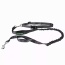 Black - JESPET Hands Free Dog Leash for Running, Walking, Hiking Jogging for Medium & Large Dogs up to 150lbs, Durable Dual Handle Waist Leash with Reflective Bungee and Adjustable Waist - 1'' x 48''