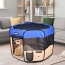 Blue - JESPET Pet Dog Playpens 36", 45" & 61" Portable Soft Dog Exercise Pen Kennel with Carry Bag for Puppy Cats Kittens Rabbits, Indoor/Outdoor Use - 36x36x24 Inch