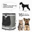 Smoke Grey - JESPET Pet Backpack Carrier for Small Dog, Puppy, Soft Carrier Backpack Ideal for Traveling, Hiking, Walking and Outdoor Activities with Family - 13"x 12"x 17"