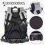 Smoke Grey - JESPET Pet Backpack Carrier for Small Dog, Puppy, Soft Carrier Backpack Ideal for Traveling, Hiking, Walking and Outdoor Activities with Family - 13"x 12"x 17"