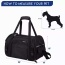 Black - JESPET Soft-Sided Kennel Pet Carrier for Small Dogs, Cats, Puppy, Airline Approved Cat Carriers Dog Carrier Collapsible, Travel Handbag & Car Seat - 19" x 10" x 13"
