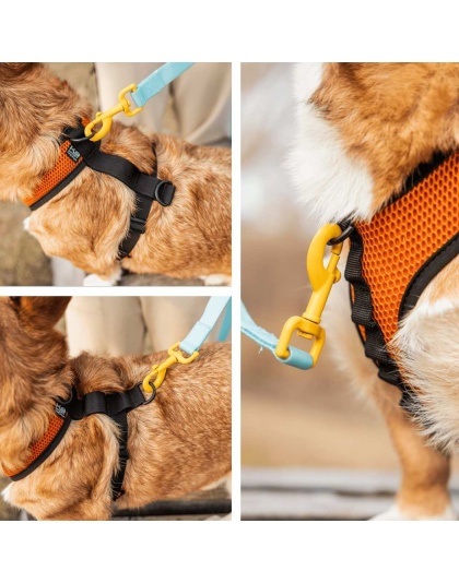 Sunset Orange - K9 Sport Harness - Small (13-15" Neck 13-18" Chest)