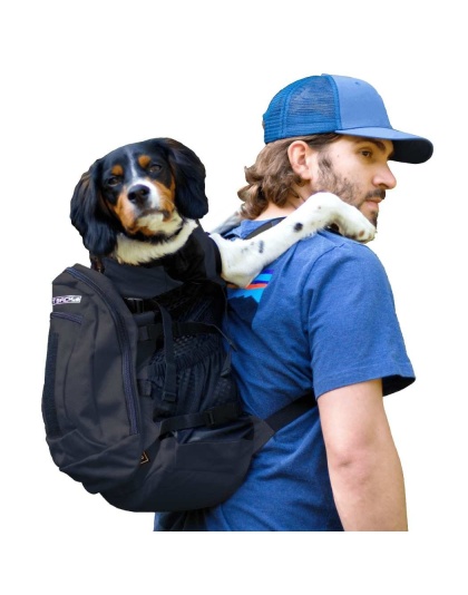 Jet Black - K9 Sport Sack PLUS 2 - Large (20"-23" from collar to tail)