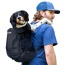 Jet Black - K9 Sport Sack PLUS 2 - Medium (17"-20" from collar to tail)