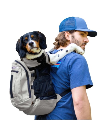 Light Gray - K9 Sport Sack PLUS 2 - Medium (17"-20" from collar to tail)