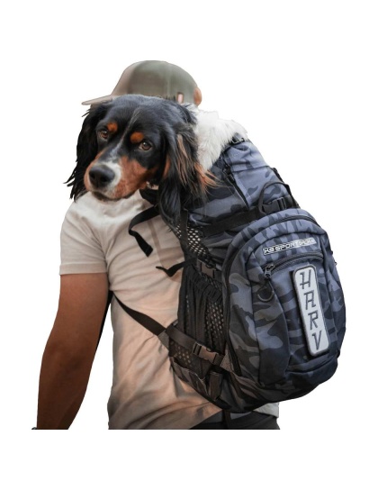 Camo Blue - K9 Sport Sack PLUS 2 - Small (13"-17" from collar to tail)