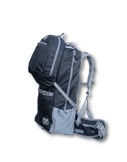 Black - Kolossus | Big Dog Carrier & Backpacking Pack - X-Large (23"-26" from collar to tail)