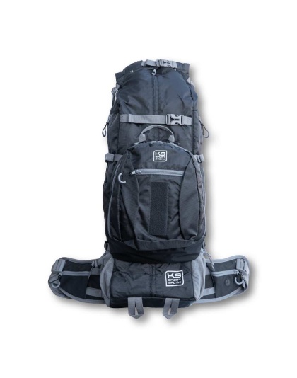 Black - Kolossus | Big Dog Carrier & Backpacking Pack - X-Large (23"-26" from collar to tail)