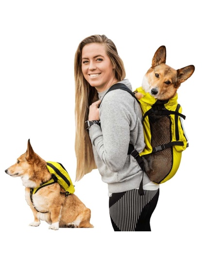 Buttercup Yellow - Walk-On with Harness & Storage - Medium (15-17" Neck 15-21" Chest)