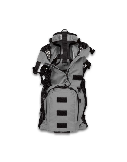 Shark Skin Gray - Walk-On with Harness & Storage - Small (13-15" Neck 13-18" Chest)