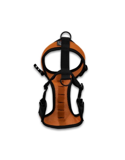 Sunset Orange - Walk-On with Harness & Storage - Small (13-15" Neck 13-18" Chest)