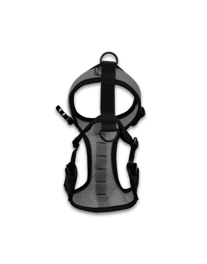 Shark Skin Gray - Walk-On with Harness & Storage - X-Small (11-13" Neck 11-15" Chest)