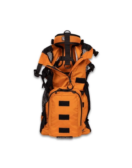 Sunset Orange - Walk-On with Harness & Storage - X-Small (11-13" Neck 11-15" Chest)